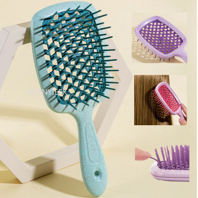 1Pcs กว้างฟัน Air Cushion หวี Pro Salon Hair Care เครื่องมือจัดแต่งทรงผม Anti Tangle Anti-Static Hairbrush หัวหวี Hairdressing Tools