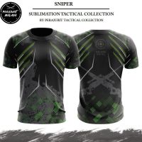 （ALL IN STOCK 2023）  ARCTIC FULL SUBLIMATION TACTICAL T SHIRT SNIPER BAJU TAKTIKAL