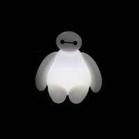 【❉HOT SALE❉】 jiangyi Big Hero 6โคมไฟไฟ Led กลางคืนลายการ์ตูน Baymax โคมไฟตั้งโต๊ะสีขาวน่ารักตกแต่งห้องนอนเด็กที่น่าทึ่ง