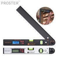 Digital Protractor Angle Finder Gauge Meter 225 Degree Electronic Goniometer Horizontal Vertical Angle Level Test Ruler 400mm