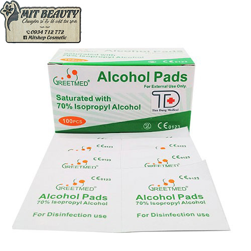 [HCM]Gạc tẩm cồn y tế tiệt trùng Alcohol Pads