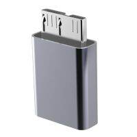 Type-C Female To Micro B Usb3.0ตัวเชื่อมต่ออะแดปเตอร์ชายสำหรับ SSD Mobile Hard Disk Box Aluminium Shell