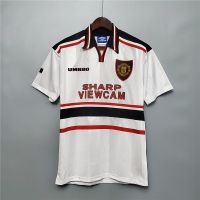 เสื้อเจอร์ซีย์เตะฟุตบอลย้อนยุค1997ย้อนยุค1998คน.Utd ห่างเสื้อแข่งฟุตบอลเสื้อคลาสสิก97/98เสื้อกีฬา