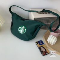 Starbuck Official Store Starbuck Bag Bag Messenger Bag Shoulder Bag Where Cloth Bag Canvas Bag Female Niche Design Sense Students Starbuck Keychain