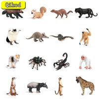 New Hot Figurines Hyena Caracal Weasel Capybara Figures Children Gifts