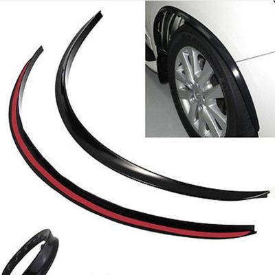 4x Car Wheel Arch Trim Fender Flare Wheel Eyebrow Protector Sticker Rubber Strip