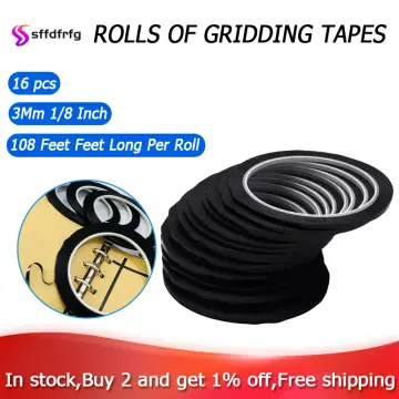 6 Rolls 1/8 Whiteboard Tape Thin White Board Tape Lines Pinstripe Dry Erase  Art Tape Graphic Chart Grid Electrical Tape, 108 Feet Per Roll