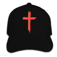 Stock】▼¤♘Newest 2023 New Popular 【Ready Customized Print Custom Baseball Cap Jesus Red Cross Paint Style Medi Versatile hat