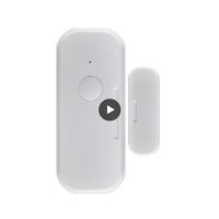 Smartlife App Smart Home Security Alarm System Mini Wifi Door Sensor Work With Google Home Alexa Security Alarm System Household Security Systems Hous