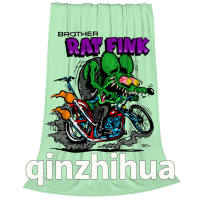 Rat Fink Blanket High Quality Flannel Warm Soft Plush on The Sofa Bed Blanket Suitable for Air Conditioning Blanket Nap Blanket 011