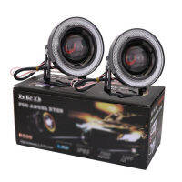 [JHY Store] COD 1x 3.5 Angel Eyes LED Fog Light Car SUV Universal White Driving Head Lamp 12V