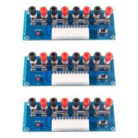 3PCS XH M229 24 Pins Benchtop Power Board Computer ATX Power Supply Breakout Adapter Module 3.3V 5V 12V