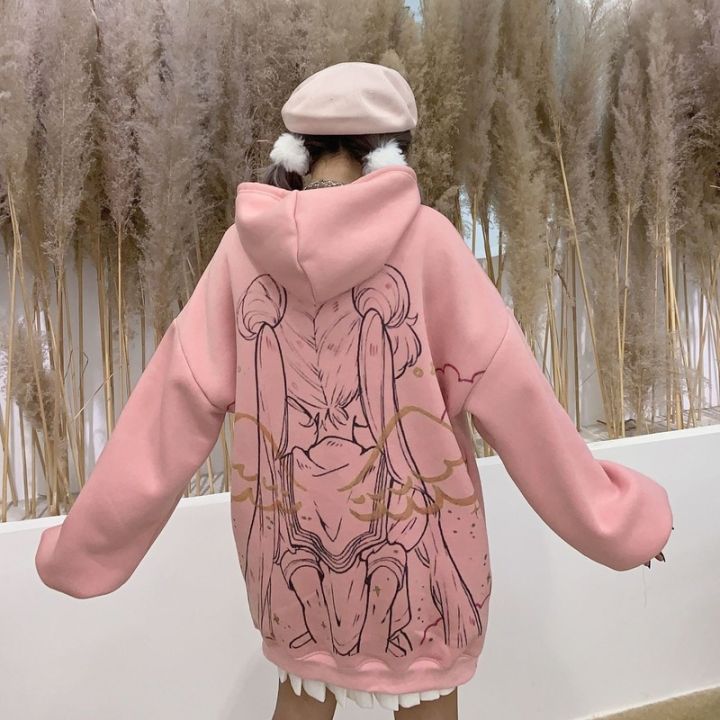 houzhou-anime-hoodie-autumn-winter-clothes-women-fashion-vintage-sweatshirt-kawaii-long-sleeve-pink-tops-warm-hoodie-female