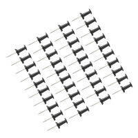 100pcs Needle Pin Black Hardware Tool Tacks Map Safety Bulletin Board Frame Link Gadgets Hard Deep Widely Hand