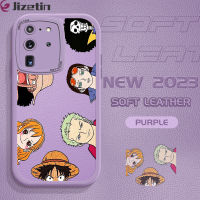 Jizetin เคส Samsung กาแลคซี S20ลายการ์ตูนให้ความรู้สึกบางเฉียบผิว (บน Piec) เคสหลังหนังซิลิโคนนิ่มเคสโทรศัพท์ปกหนัง