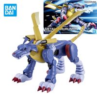 Bandai ฟิกเกอร์ Digimon Asli Mainan โมเดล Perakitan Akur Aksi อนิเมะ Garurumon Logam Hadiah Boneka Untuk Anak-Anak