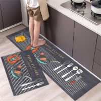 Non-slip Kitchen Mat Quick Drying Bathroom Rug Door Mat Entrance Super Absorbent Floor Mat Long Toilet Carpet Home Decoration