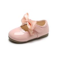 【hot】♞✇  Shoes Toddlers Infants Leather Childrens Flats With Bow-knot Patent Kids Mary Soft