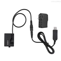 Andoer ACK-E10 5V USB แบตเตอรี่เลียนแบบ DC Coupler (เปลี่ยนสำหรับ LP-E10) กับพาวเวอร์อะแดปเตอร์เข้ากันได้กับแคนนอน EOS Rebel T3/T5/T6/T7/T100/จูบ X50/จูบ X70/1100D/1200D/1300D/2000D/4000D