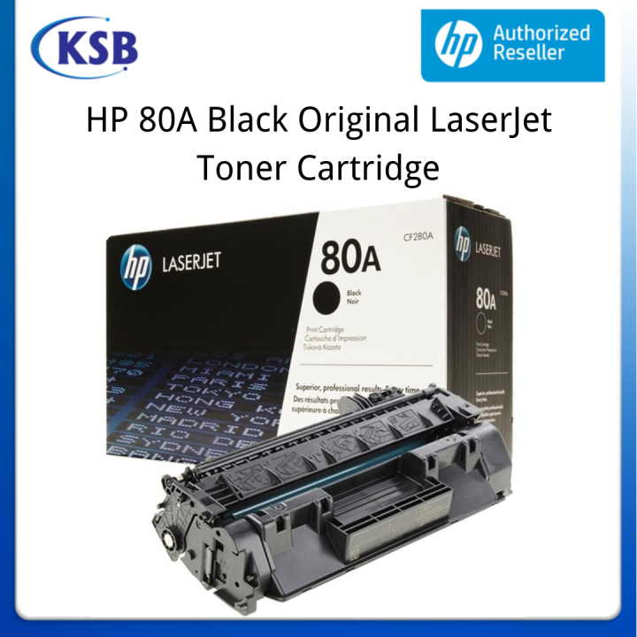 Hp 80a Black Original Laserjet Toner Cartridge Cf280a Lazada 