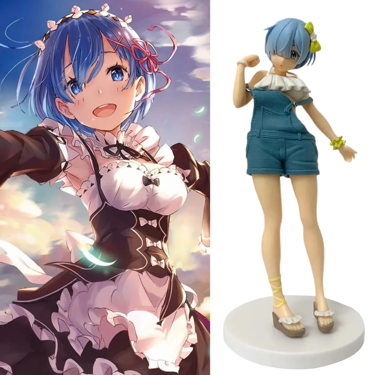 Rem Ram Hình Treo Trang Trí Thiết Kế Pvc Re:Zero -Starting Life In Another  World Anime Mô Hình Nhân Vật Dành Cho Những Người Yêu Điện Ảnh | Lazada.Vn