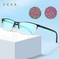 {Paopao glasses}แว่นตา VCKA สำหรับคนที่มีสีแดงสีเขียวตาบอดสี Daltonism และสีอ่อนแรงโลหะผสมครึ่งกรอบเลนส์เคลือบสองด้าน