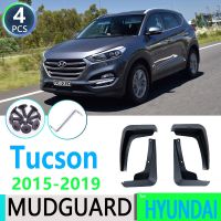 JHTJHNDTGFJHND สำหรับ Hyundai Tucson 3 TL 2016 ~ 2019 2017 2018 Fender Mudguard Mud Flaps Guard Splash Flap รถอุปกรณ์เสริม