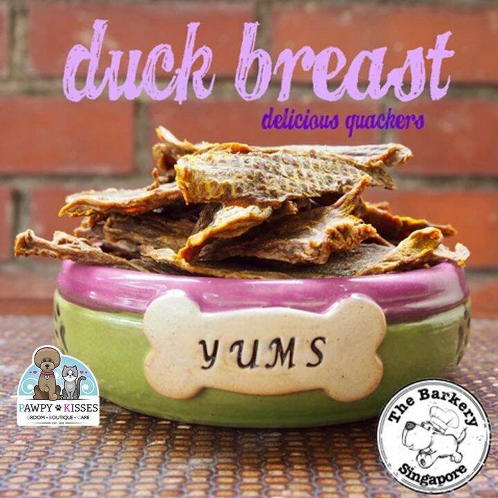 The Barkery Duck Breasts Dehydrated Dog Treats 40g Lazada Singapore