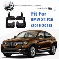 JHTJHNDTGFJHND บังโคลนสำหรับ BMW X4 F26 2015 2016 2017 2018ด้านหน้าด้านหลัง4ชิ้นบังโคลนบังโคลนอุปกรณ์เสริมในรถยนต์อัตโนมัติ Styline สาดยามพิทักษ์