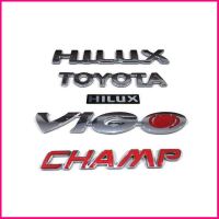 ถูกและดีมีที่นี้ ป้าย โลโก้ วีโก้ LOGO VIGO champ ติดฝาท้ายยกชุด สิ้นค้าดีมีคุณภาพ ร้านค้าแนะนำ** สิ้นค้าดี**