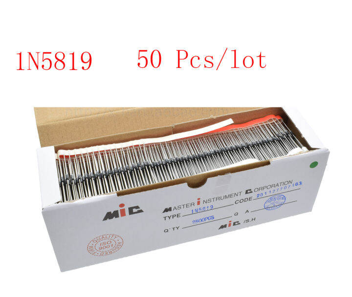 50 Pcs/lot 1N5819 IN5819 Diode Ultra Fast Recovery Schottky Inverter ...