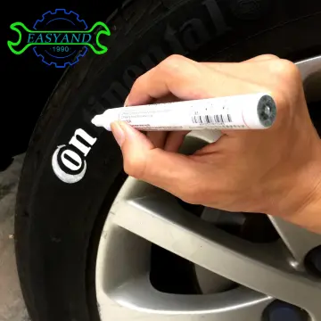 Tire Pen, 10PCS White Tyre Paint Marker Pens Set Tire Paint Pen Universal  Waterproof Permanent Marker Pen for Car Tire Paint Pens 
