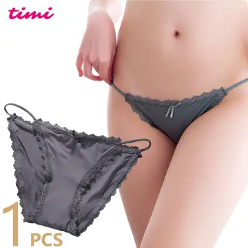 CINVIK Womens Full Lace Seamless Thong Sexy Hollow Out String