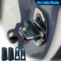 Sound Damper Door Lock Buffer For Lada Vesta SW Cross 2015-2023 Rattling STOP Soundproof Screaks Deaf Seal Deadener Deadening Decorative Door Stops