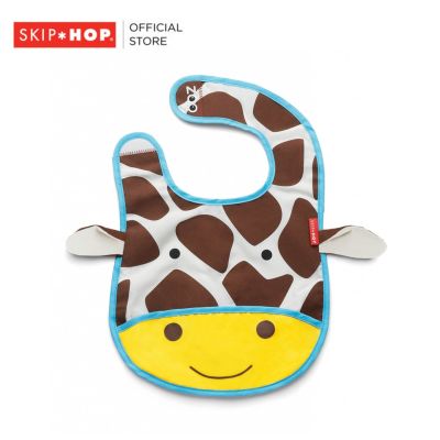 Skip Hop Zoo Bib ผ้ากันเปื้อนเด็ก กันน้ำได้ เหมาะสำหรับเด็กอายุ 6 เดือนขึ้นไป