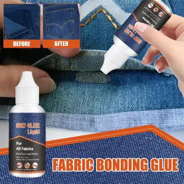 Stitch Liquid Multi-use Fabric Adhere Fast Tack Dry Sew Glue Jeans Clothing  Leather Sewing Solution Repairing Tool Reapairing - AliExpress