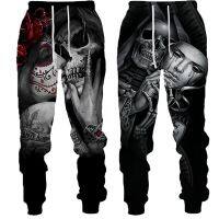 【CC】┇✙  Punk Printed Pants Sportwear Joggers Trousers Mens Outdoor Sweatpants Fashion 2023 New