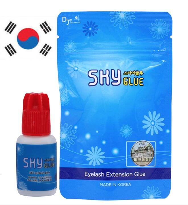 Korean Original Packaging 5ml Sky Glue 12 Seconds Quickdrying Eyelash