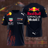 Bull (สต็อกเพียงพอ) Red F1 Racing Suit Verão F1 Team Mens T-shirt de manga curta Sports Mens Childrens Adult 3D Printคุณภาพสูง size:S-5XL