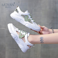 Moyan Sports  รองเท้าแตะหญิง รองเท้าแตะ แฟชั่น รองเท้าใส่ในบ้าน รองเท้าผู้หญิง รองเท้าแตะผู้หญิง รองเท้าแฟชั่น2023 อัพเกรดวัสดุ สบายขึ้น นุ่ม พื้นหนา เพิ่มสูง  FDL2390QIG 37Z230911