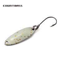 【hot】▼☽ Countbass 1.8g 1/16oz Casting Trout Fishing Spoons for Salmon Pike Bass Lures Tackle