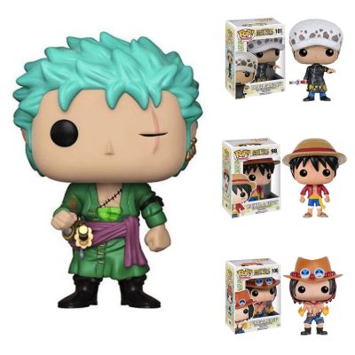 Anime Pop Piece One Luffy Ace Law Roronoa Zoro Action Figure Gift Kid Toys