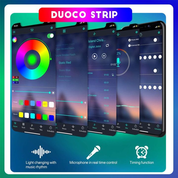 65-6ft-duoco-strip-app-led-strip-light-60leds-m-smart-ambient-light-led-tape-red-green-blue-lamp-night-light-gifts-for-kids-led-strip-lighting