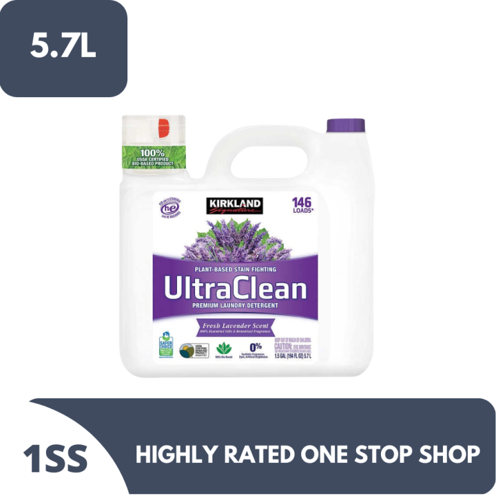 Kirkland Signature Ultra Clean Fresh Lavender Liquid Laundry Detergent 5.7L Lazada PH