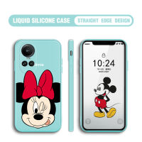 เคส Mop Mall สำหรับ OPPO Reno10 Pro 5G เคสโทรศัพท์การ์ตูน Minie ปลอกซิลิโคนของเหลวนิ่มต้นฉบับคลุมทั้งหมดเคสป้องกันทนแรงกระแทกกล้อง