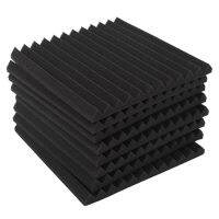 Wedge Acoustic Foam With Adhesive Tape 8 Pcs Soundproof Panels Silencing Sponge Adhesives Tape