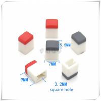 10 Piece 7 x 5.5 x 9mm two color key cap plastic key cap touch switch power / self-locking button cap square hole 3.2mm