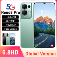 โทรศัพท์มือถือ Reno 8 Pro โทรศัพท์ 6.8“ HD+ รองรับ2ซิม Smartphone 4G/5G แรม16GB รอม512GB โทรศัพท์ถูกๆ Android 11.0 Mobile phone โทรศัพท์ ถูกๆ ดี มือถือราคาถูกๆ โทรศัพ