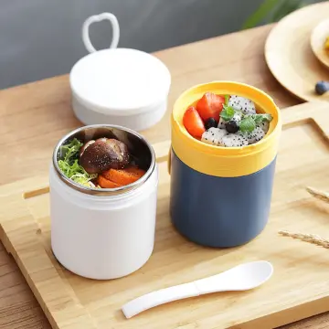 530ML Thermal Lunch Box Food Container PP Material Vacuum Cup Portable Soup  Cup