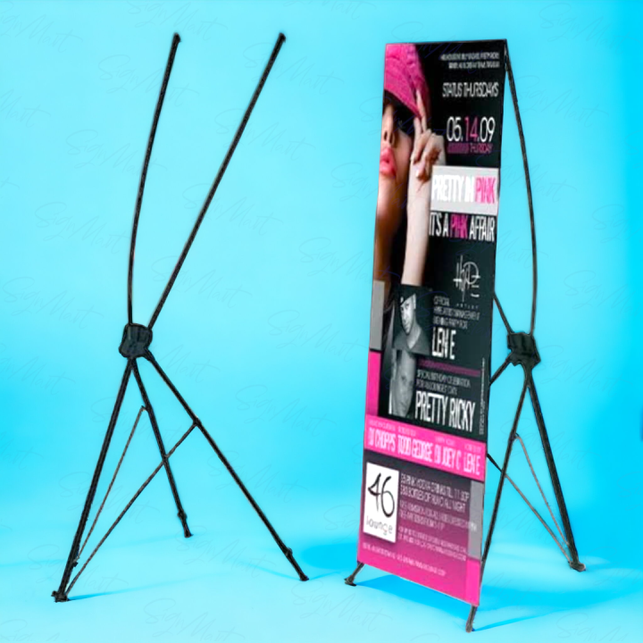 SignMart High Quality XType Banner Standee Retractable Display for